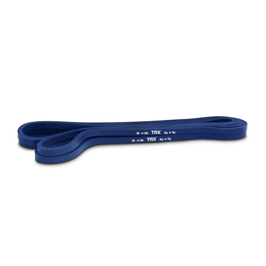 TRX Long Resistance Band – Full-Body Stretch & Strength Training Band (5–15 lbs, Blue)