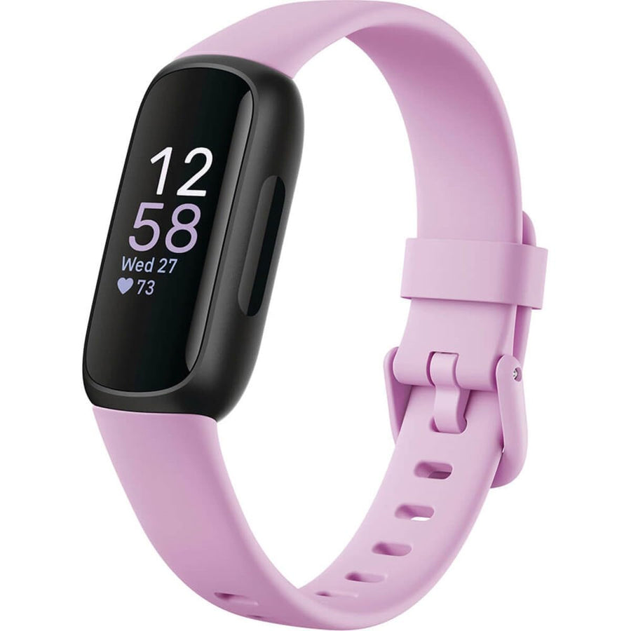 Fitbit Inspire 3 Fitness Tracker – Daily Activity, Heart Rate & Sleep Tracking Band (Lilac Bliss/Black)