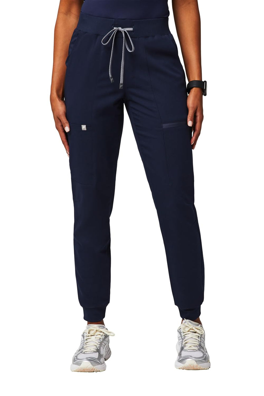 Fabletics Women’s Active Scrub Jogger – MotionTech 4-Way Stretch, Pocket-Packed, Semi-Slim Fit, 28" Inseam