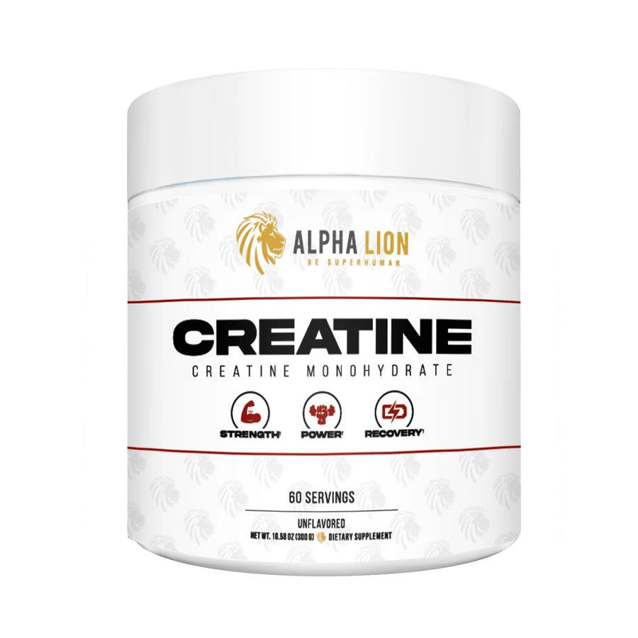Alpha Lion Creatine Monohydrate Powder – 5000mg Creatine per Serving, Unflavored (60 Servings)