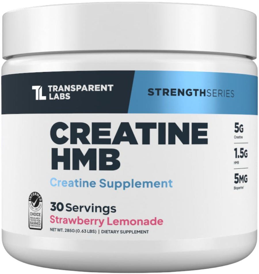 Transparent Labs Creatine HMB Powder – Strength & Muscle Performance Supplement
