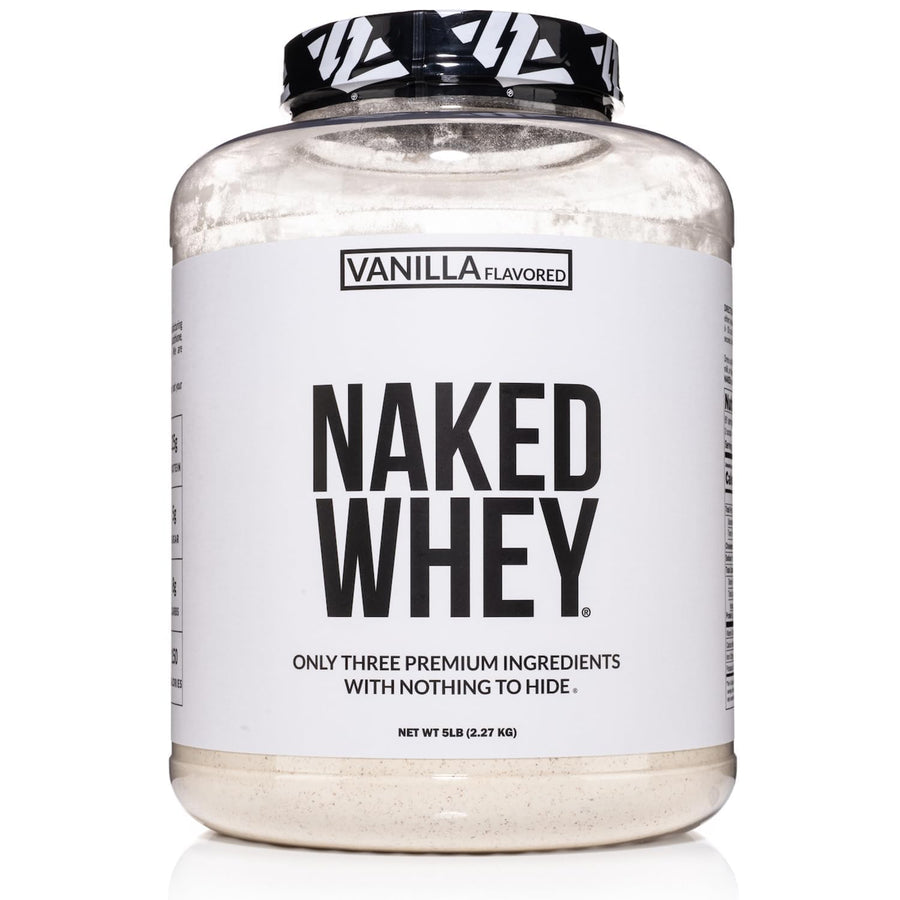 NAKED Vanilla Whey Protein Powder – Grass-Fed Whey Protein (5 lb)
