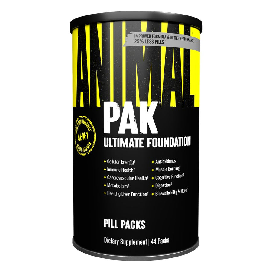 Animal Pak – Multivitamin & Supplement Pack for Men & Women, 44 Count, Zinc, Vitamins C, B, D, Amino Acids, Immune Support
