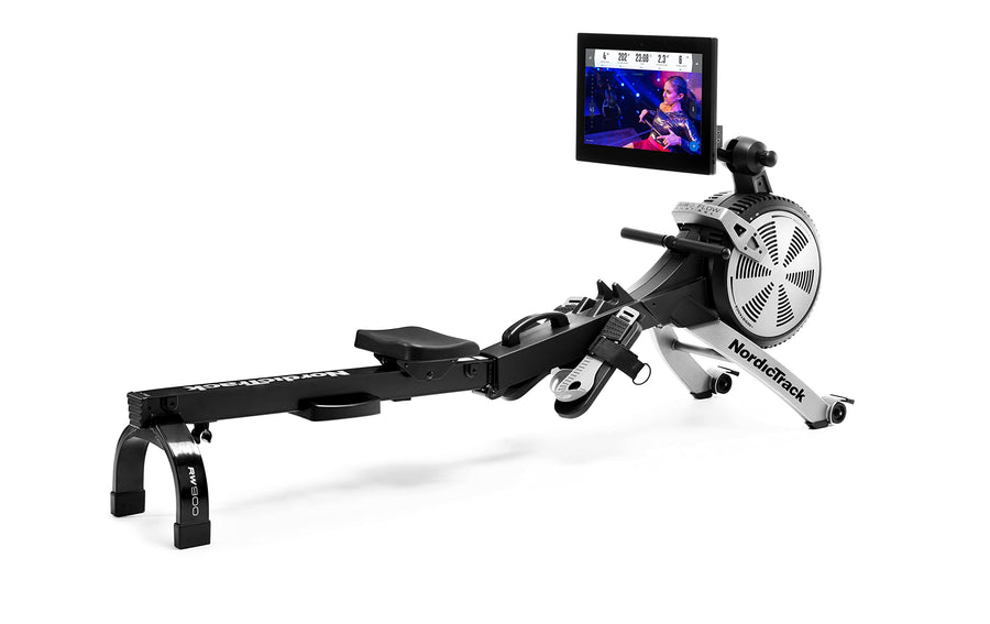 Hydrow Origin Rowing Machine – 22" HD Rotating Touchscreen, Stows Upright, Live & On-Demand Home Workouts