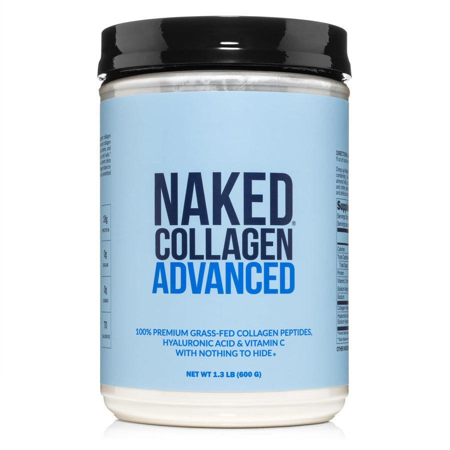 NAKED Collagen Advanced Peptides Powder – Collagen with Hyaluronic Acid & Vitamin C for Joint, Skin & Recovery Support