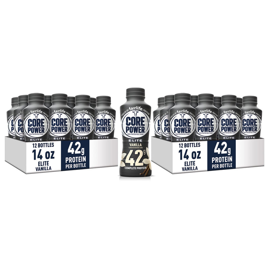 Fairlife Core Power Elite Protein Shake – Vanilla High Protein Recovery Shake (42g Protein)