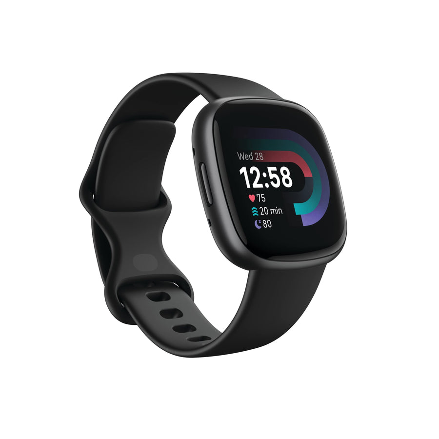 Fitbit Versa 4 Fitness Smartwatch – GPS Workout Watch with Heart Rate Tracking (Black/Graphite)