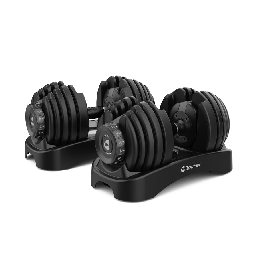 Bowflex SelectTech 552 Adjustable Dumbbells (Pair) – Space-Saving Weight System for Home Gym Strength Training