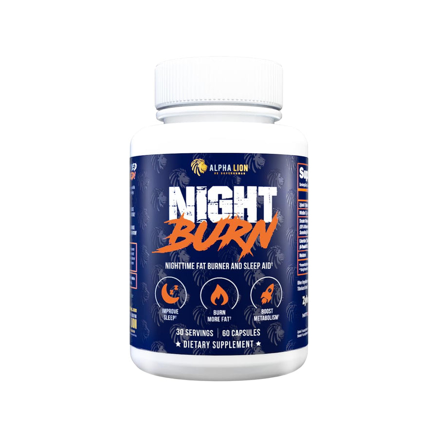 Alpha Lion Night Burn – Overnight Metabolism & Recovery Support Capsules (60 Capsules)
