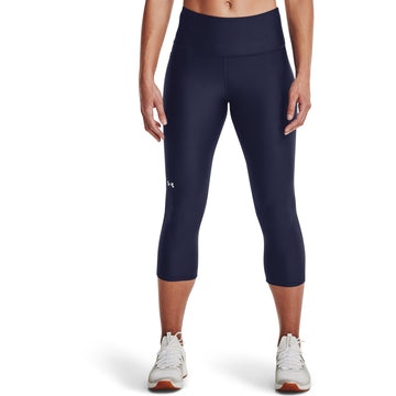 Under Armour Womens HeatGear Armour High Waisted Pocketed No-Slip Capri