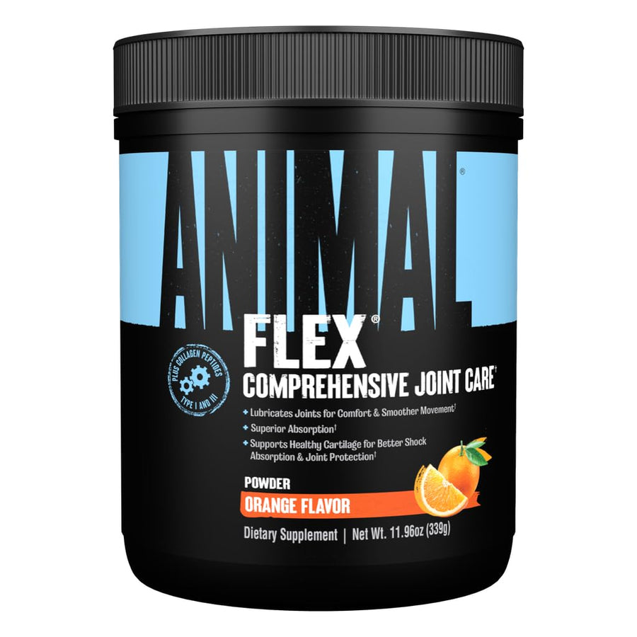 Animal Flex Powder – Joint Support Supplement, Pain Relief & Muscle Recovery, 30 Scoops, Turmeric, Glucosamine, Collagen, Orange Flavor