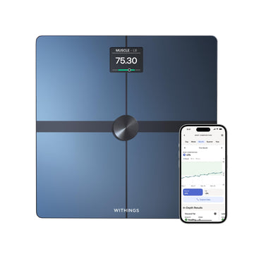 WITHINGS Body Smart - Accurate Scale for Body Weight and Fat Percentage, Body Composition Wi-Fi and Bluetooth Weight Scale, Baby Weight Scale, Smart Scale Apple Health Compatible, Bathroom Scale