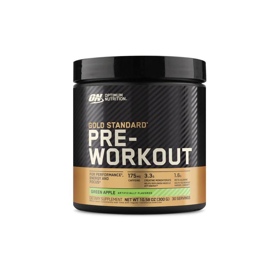 Optimum Nutrition Gold Standard Pre Workout – Green Apple Flavor, Energy & Performance Supplement (30 Servings)