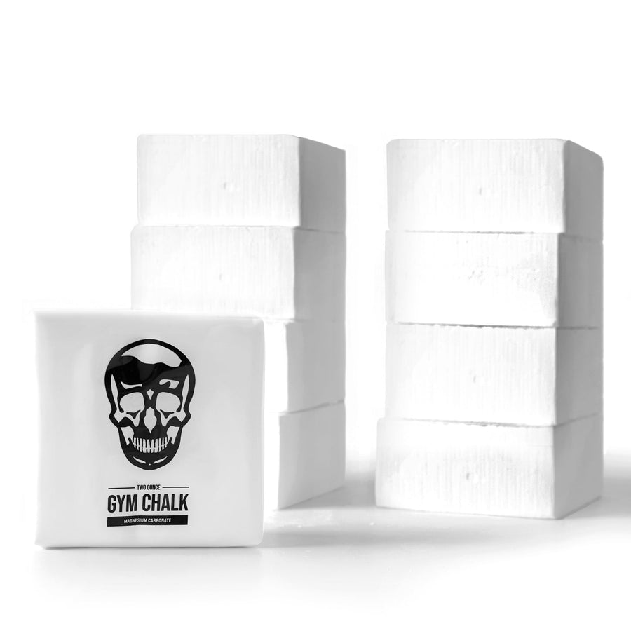 Gymreapers Weightlifting Chalk Blocks – Magnesium Carbonate Grip Chalk for Lifting & Training (White)