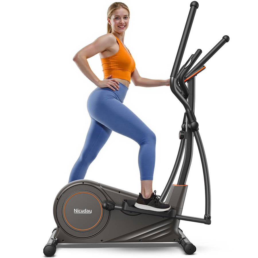 Niceday Elliptical Machine – Home Cross Trainer with Hyper-Quiet Magnetic Drive, 16 Resistance Levels, 15.5" Stride, 400 lbs Capacity
