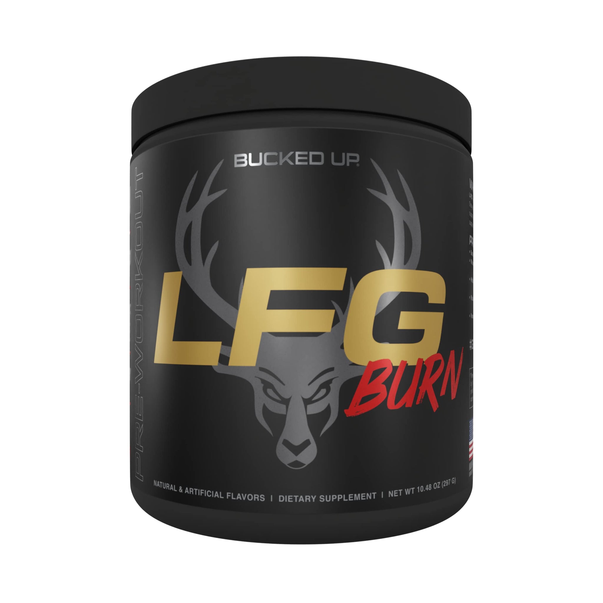 Bucked Up LFG Pre Workout - Supplement Powder for Energy, Pump, Endurance and Burn (30 Servings) (Berry)