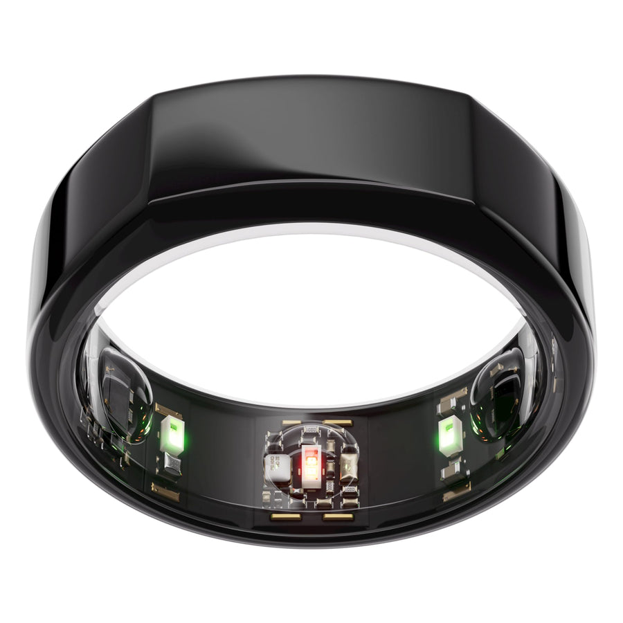 Oura Ring Gen3 Heritage – Black Smart Ring with Sleep Tracking, Heart Rate Monitoring & Fitness Tracking
