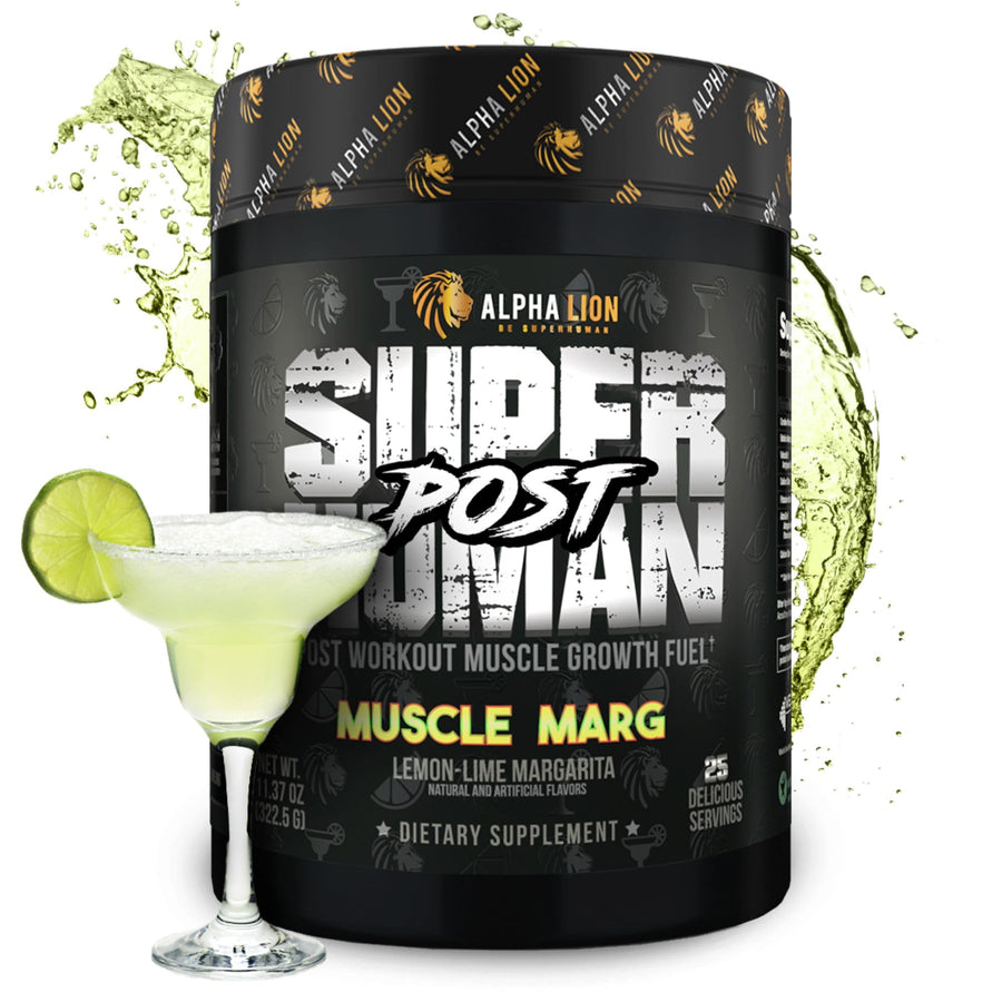 Alpha Lion Superhuman Post Workout – Muscle Marg Flavor, Post-Workout Recovery Supplement (25 Servings)