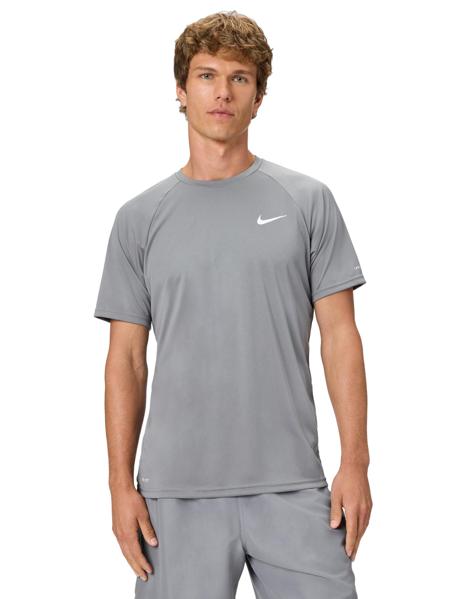 Nike Dri-FIT UPF 40+ Training Shirt – Moisture-Wicking Sun Protection Performance Top (Cool Grey)