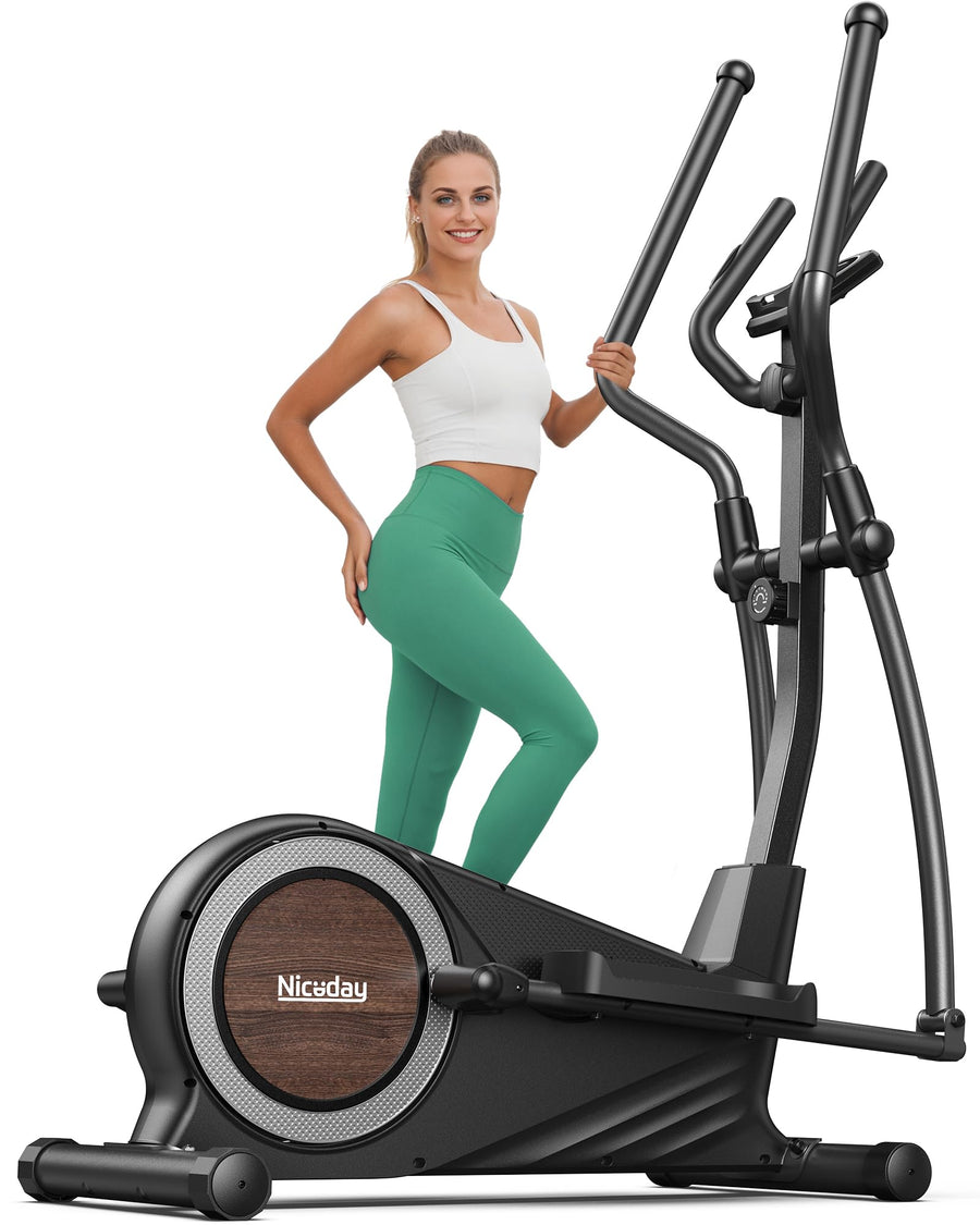 Niceday Elliptical Trainer – Home Elliptical Machine with 15.5" Stride, 16 Resistance Levels & 400 lbs Capacity