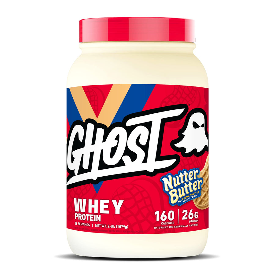 GHOST Whey Protein – Nutter Butter Flavor Whey Protein Blend (2 lb)
