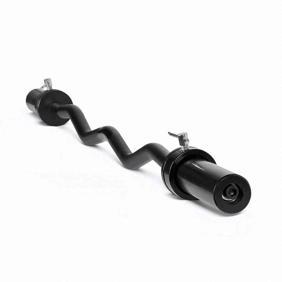 CAP Barbell 47-Inch Olympic Curl Bar – Black, Bicep & Tricep Workouts, Strength Training