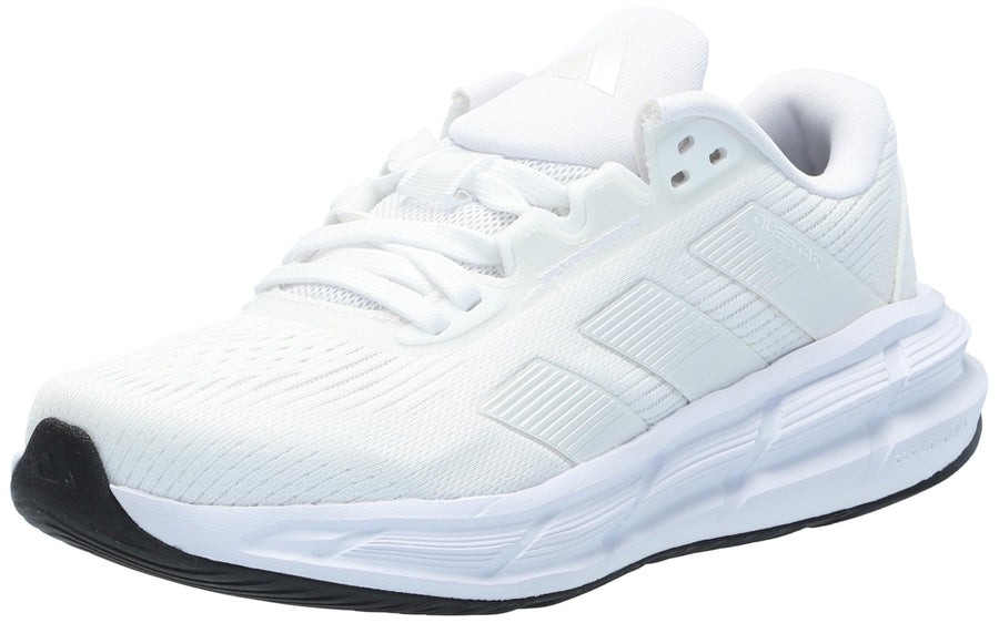 adidas Women's Bounce Running Shoes – White Breathable Cushioned Training Sneakers