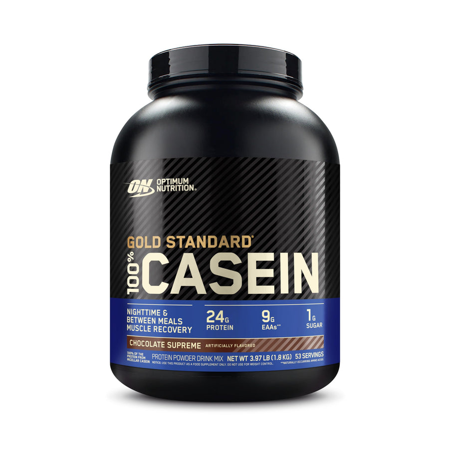 Optimum Nutrition Gold Standard 100% Micellar Casein Protein Powder – Chocolate Supreme Flavor (4 lb)