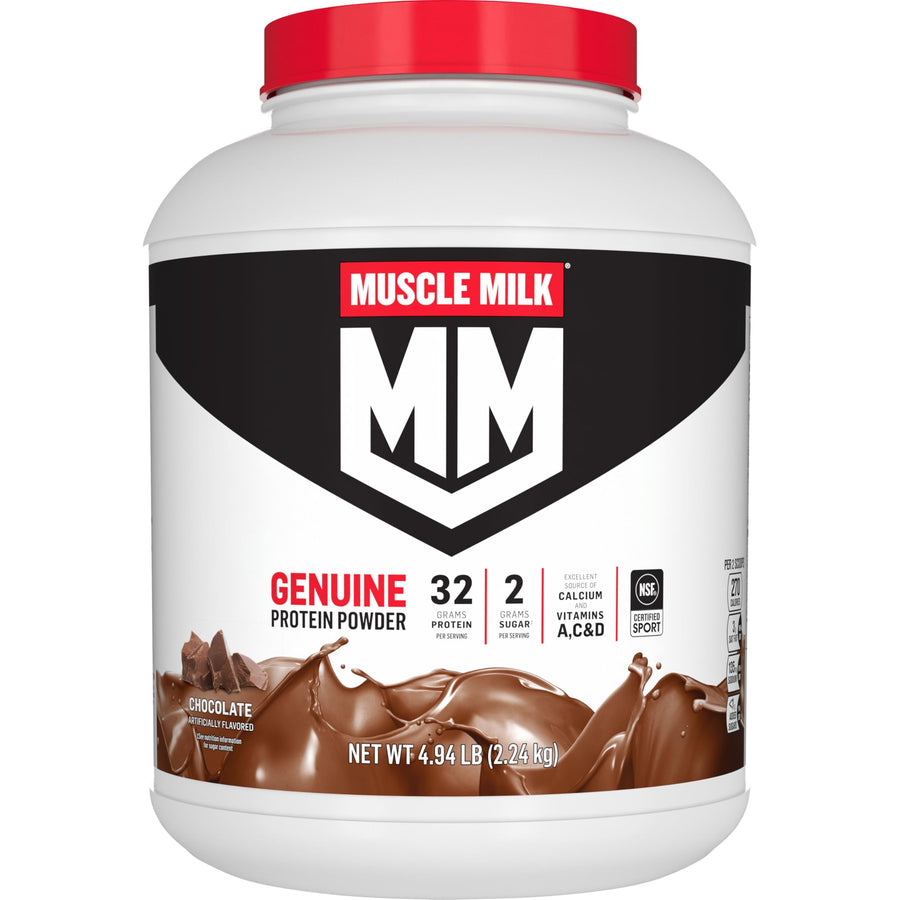 Muscle Milk Genuine Protein Powder – Chocolate High-Protein Muscle Recovery Powder