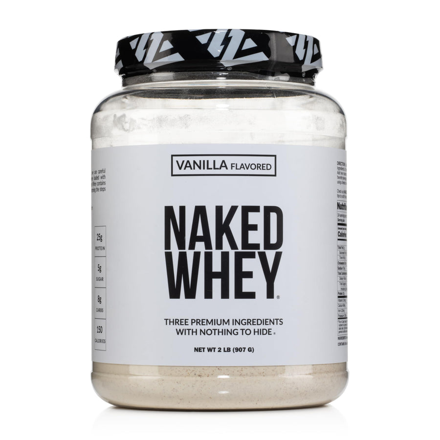 NAKED Whey Vanilla Protein Powder – Grass-Fed Whey with Minimal Ingredients