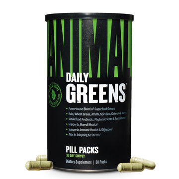 Animal Daily Greens Pill Packs – Superfood Greens Capsules for Gut Health & Daily Nutrition Support