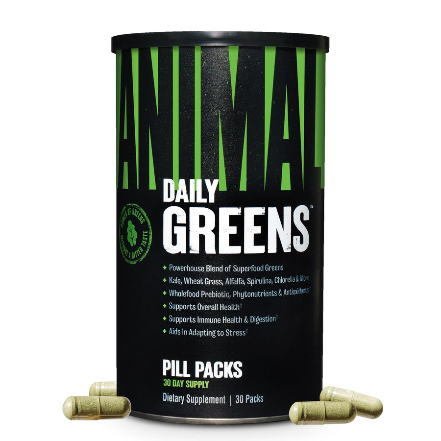 Animal Daily Greens Pill Packs – Superfood Greens Capsules for Gut Health & Daily Nutrition Support
