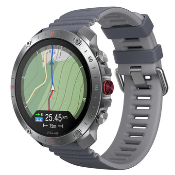 Polar Grit X2 Pro Premium GPS Smart Sports Watch – Ultimate Outdoor Adventure Watch with Rugged Design, Advanced Navigation, Sports Tracking, and Heart Rate Technology for Peak Performance, Stone Gray