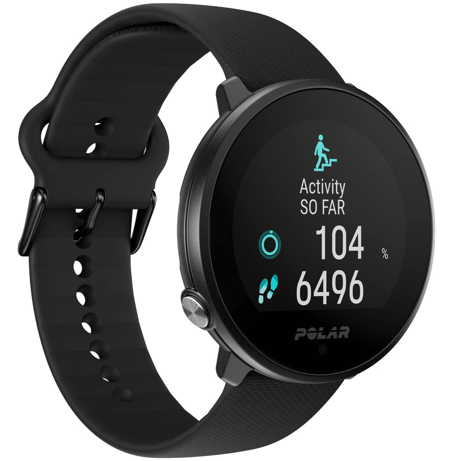 POLAR Unite GPS Health Tracker – Water-Resistant Fitness Smartwatch, Activity Monitoring, Black