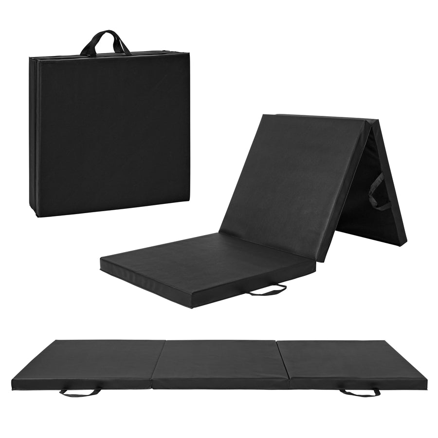 CAP Barbell Folding Exercise Mat – 72" x 24" x 2", Durable, Anti-Tear, Thick Padding for Home Workouts & Fitness