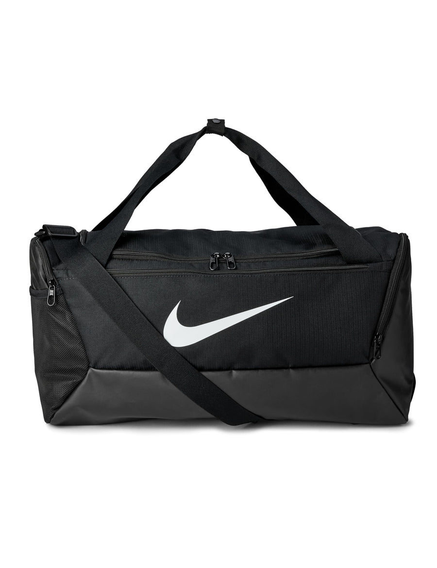 Nike Training Duffel Bag – Durable Gym Bag with Shoe Compartment (Black/Black/White)