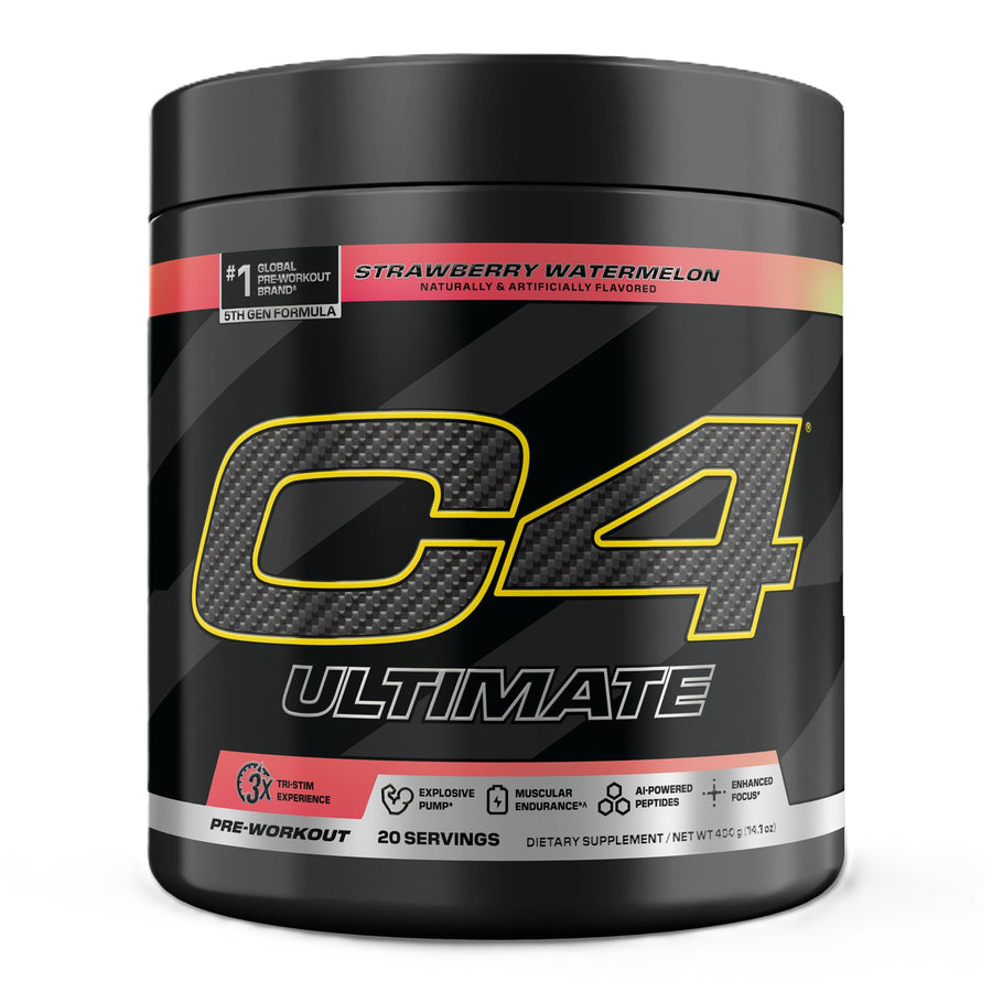 Cellucor C4 Ultimate Pre Workout – Strawberry Watermelon, High-Energy Pre Workout (20 Servings)