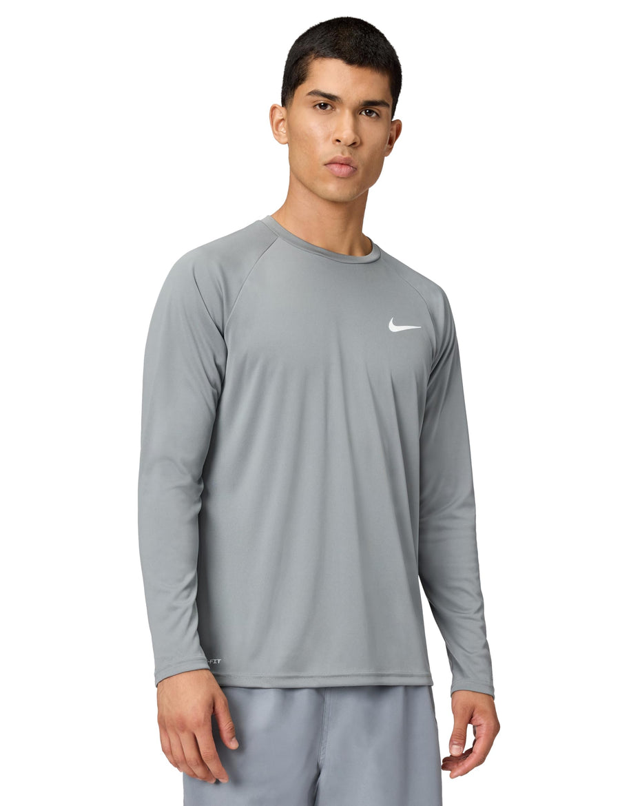 Nike Dri-FIT UPF 40+ Performance T-Shirt – Moisture-Wicking Sun Protection Training Tee (Cool Grey)