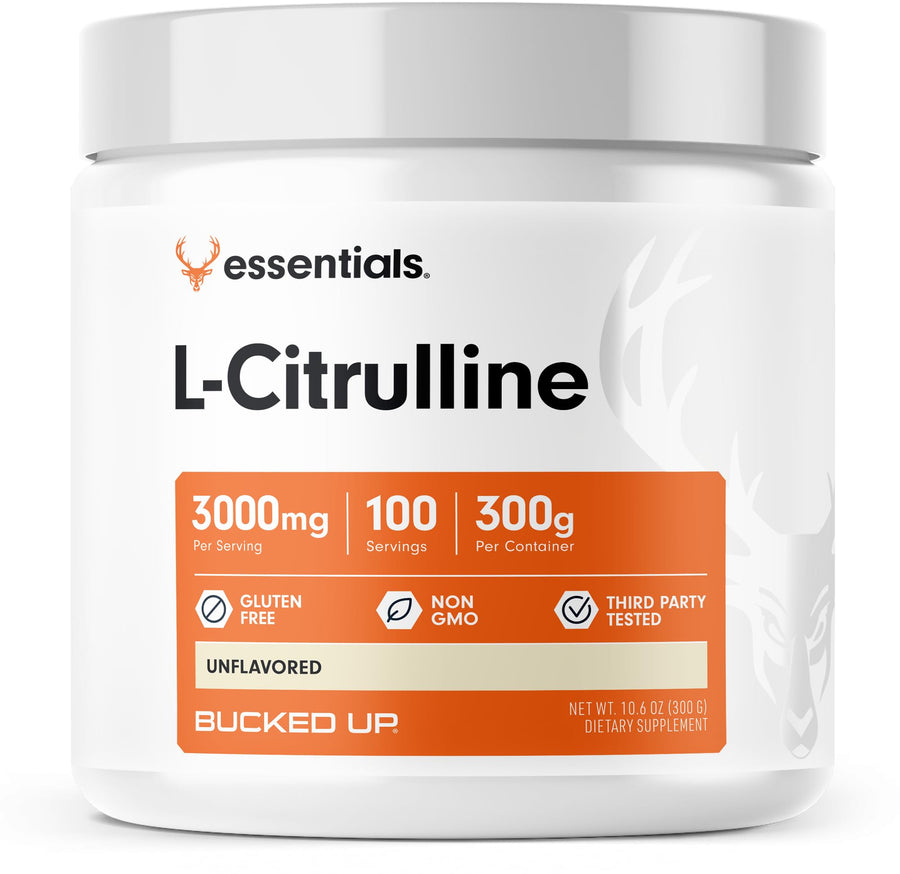 Bucked Up L-Citrulline Powder – 3000mg Performance Support Supplement (100 Servings)