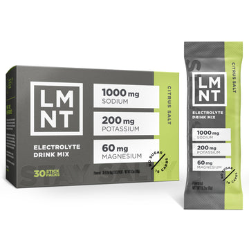 Drink LMNT Zero Sugar Electrolytes - Citrus Salt | Drink Mix | 30-Count
