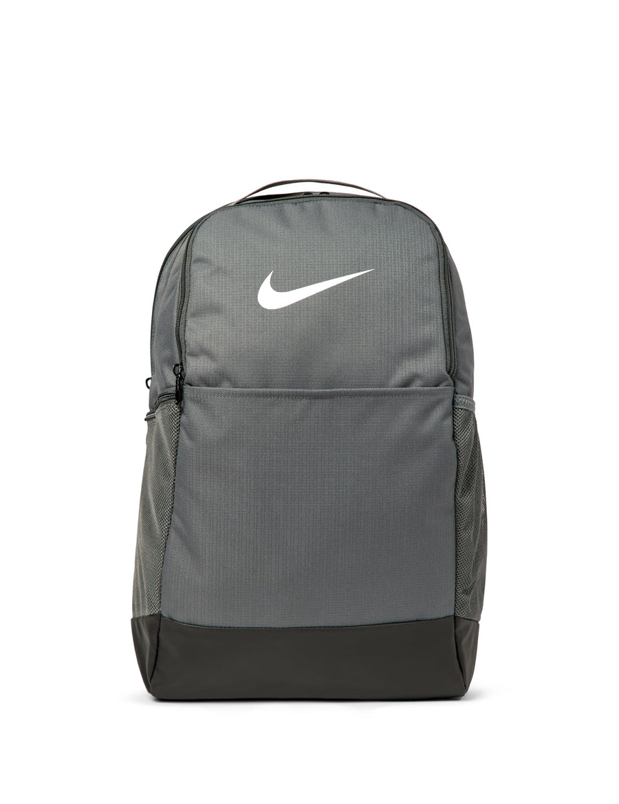 Nike Durable Training Backpack – Multi-Compartment Athletic Backpack (Iron Grey/Black/White)