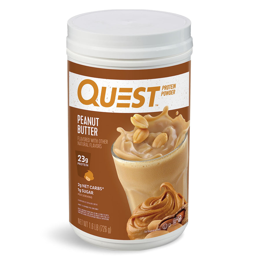 Quest Nutrition Peanut Butter Protein Powder – Peanut Butter Flavor High Protein Powder (1.6 lb)