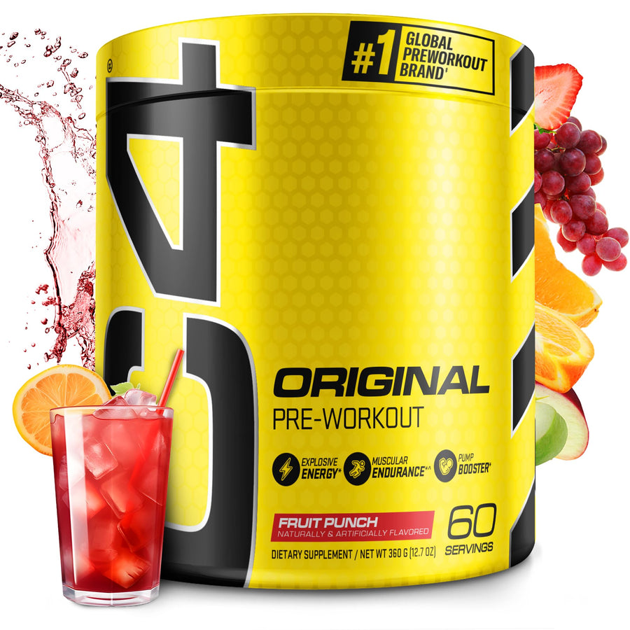 Cellucor C4 Original Pre Workout – Fruit Punch Flavor, Energy & Performance Pre Workout (60 Servings)