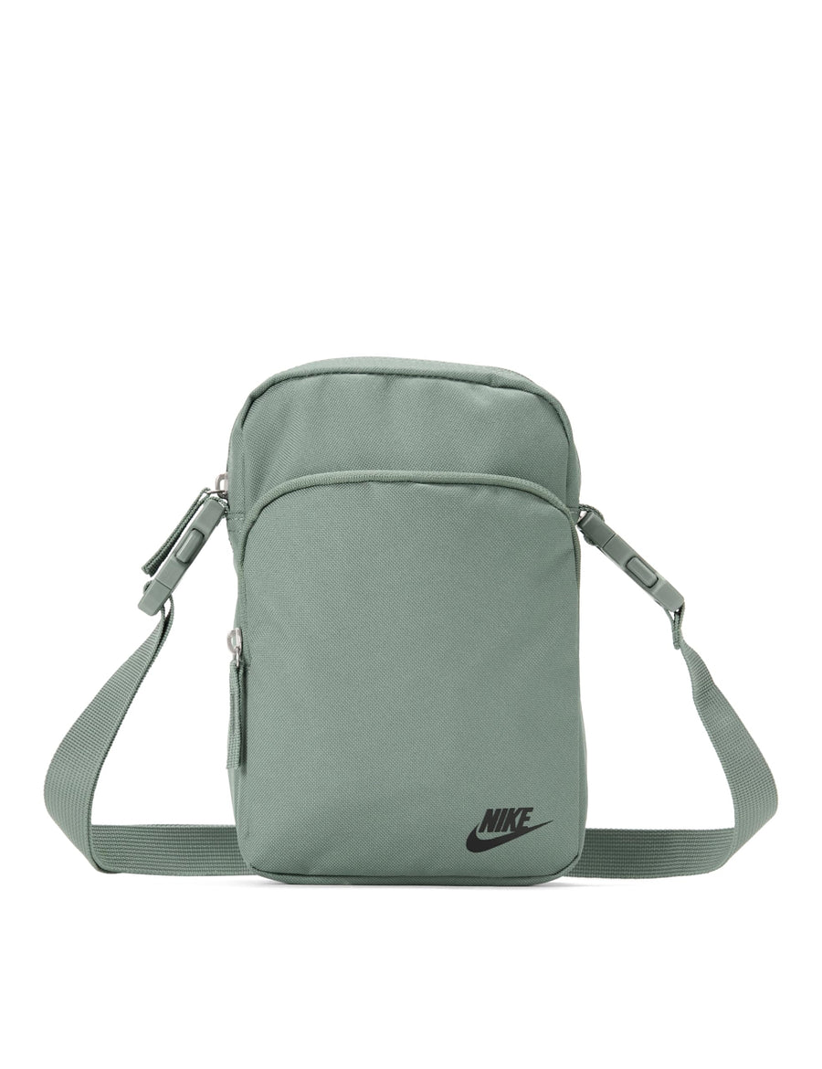 Nike Crossbody Bag – Compact Adjustable Strap Everyday Carry Bag (Clay Green/Clay Green/Black)