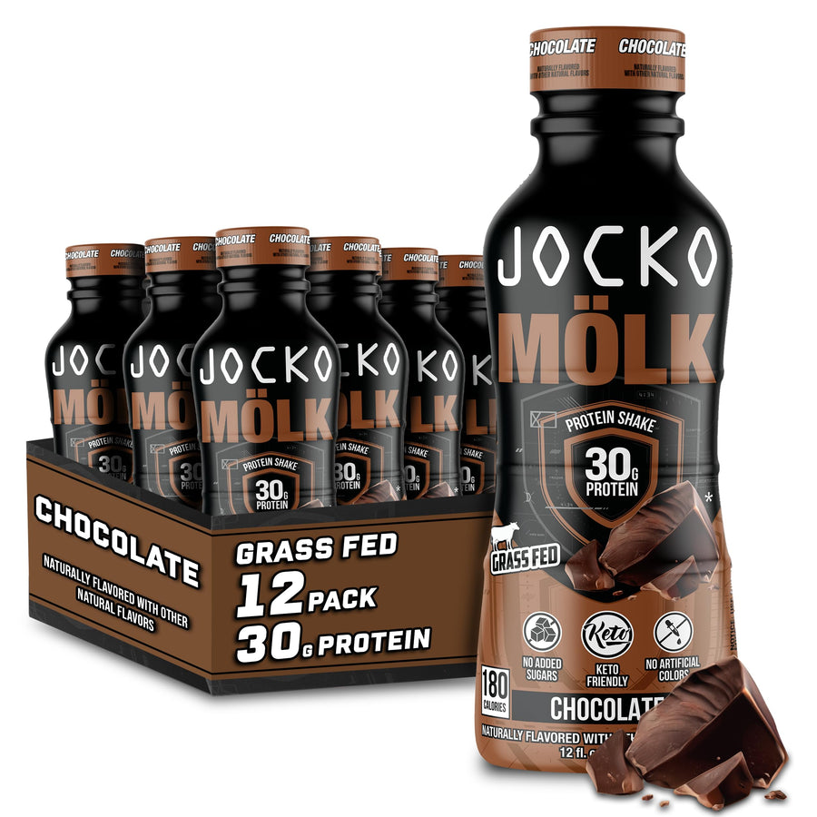 Jocko Mölk Protein Shake – Chocolate Grass-Fed Protein Ready-to-Drink Shake