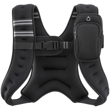 ZELUS Weighted Vest with Reflective Stripes – Adjustable Training Vest for Walking, Running, Strength & Cardio