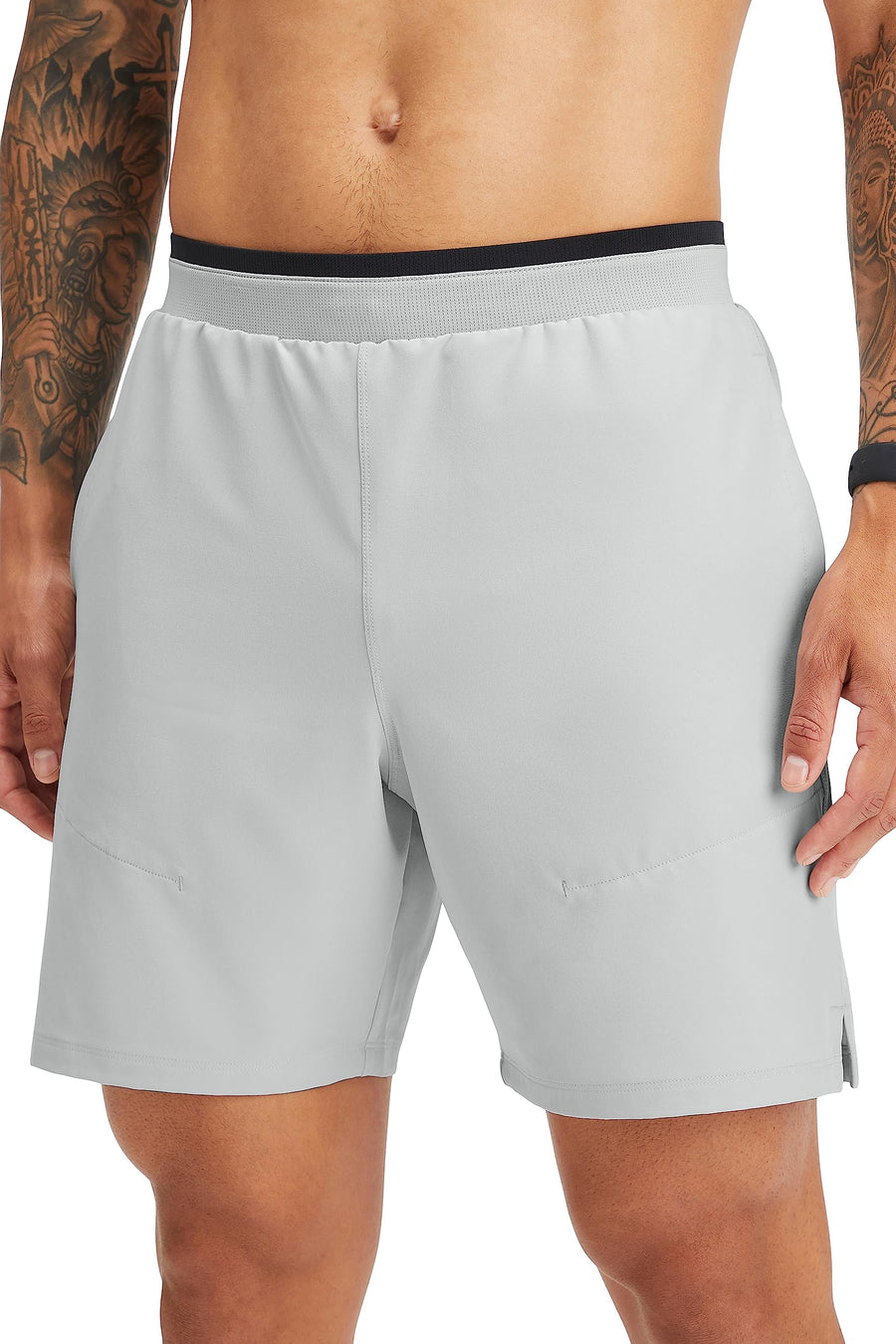 Fabletics Men’s The Fundamental Short II – Lightweight Workout Shorts, 7" Inseam