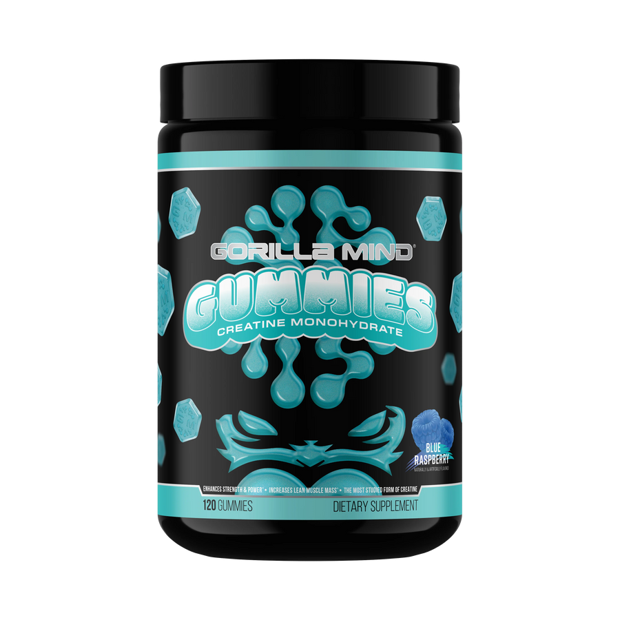 Gorilla Mind Creatine Gummies – 5g Creatine Monohydrate – 30 Servings
